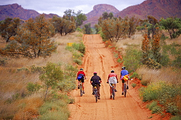 biking road outback australia helmets dirt mountain bike