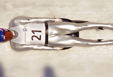 Olympic Luge event.