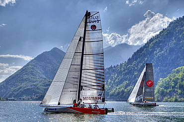 The GC32 is the one design for the future Great Cup Racing circuit, Austria Cup, Lake Traunsee, Gmunden, Austria.