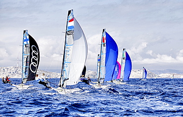 The 2013 Seiko 49er and 49erFX World Championships, 150 skiffs - 28 nations  Two World Championship Titles, Marseille, France.