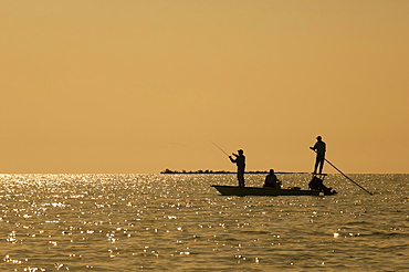 Fly fishing for bonefish in the Bahamas.