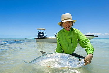 Fly fishing for Tarpon in the Bahamas