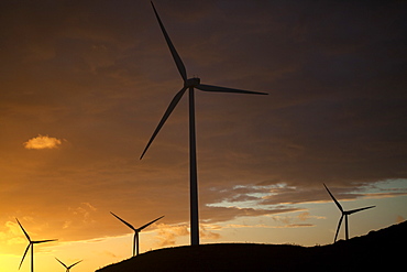 Wind turbines in Paterna de Rivera, Cadiz province, Andalusia, Spain