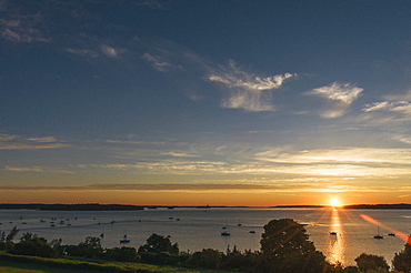 Sunrise over the Eastern Prom