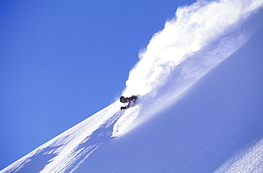 Dave Swanwick ripping it up skiing in Champery, Switzerland, Switzerland