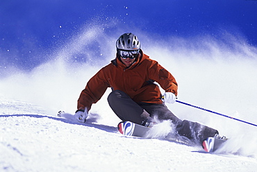 Chris Davenport skiing at Alta, Utah, United States of America