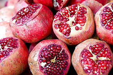 Fruit (pomegranate) at the Grand Bazaar (also known as Kapili Carsi), Istanbul, Turkey, November 2007, Turkey