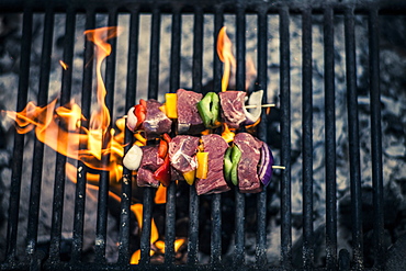 BBQ at a campsite