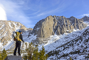 Temple Crag never fails to impress, while hiking in the Eastern Sierra Nevada, California.