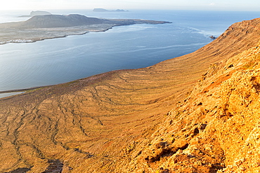 Isla Graciosa and Mirador del Rio, Lanzarote, Canary Islands, Spain, Europe