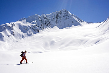 Snowboarding Touring Into The Backcountry Vastness Of Canada