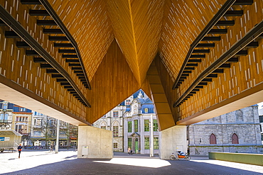 View Of City Pavilion In Belgium