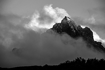 Mount Kenya Rises From The Clouds