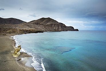 Scenic View Of Los Escullos Belonging To The Municipality Of Nijar, Spain