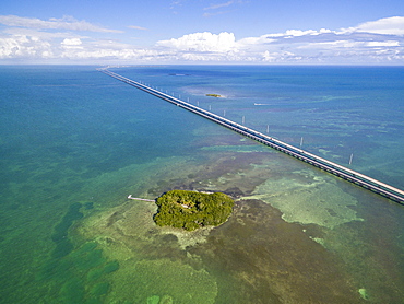 Scenic Aerial View Of Big Pine Key In Florida