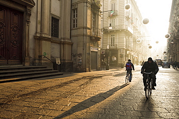 A Street Of Turin, Piedmont, Italy