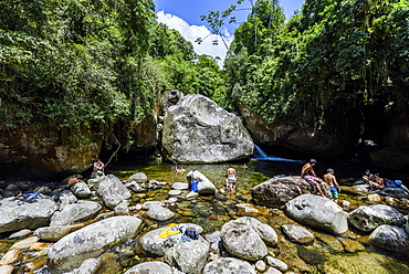 Poço Verde (Green Pool) in Serra dos Órgãos National Park, Rio de Janeiro, Brazil