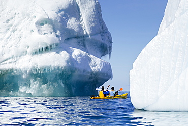 Kayaking in Terra Nova Bay in East Antarctica