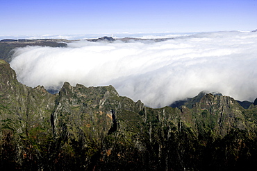 Pico do Areeiro mountain peak in Madeira, Portugal