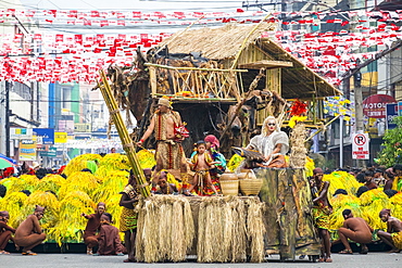 Tribu Panayanon performing Dinagyang Festival, Iloilo, Philippines