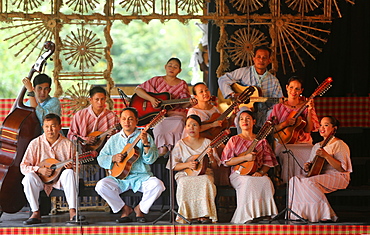 Music band, Villa Escudero, Manila, Laguna, Luzon Island, Philippines