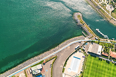 Aerial view of Golden Horn and Besektas area, Istanbul, Turkey