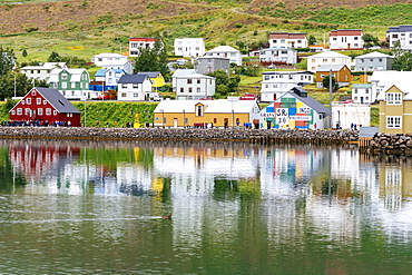 The buildings of the Herring museum at Seydisfjordur tell the story of this important industry for the town in past years, Iceland