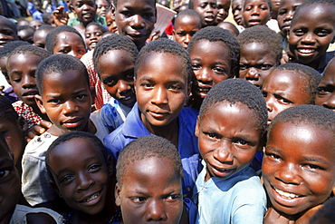 School children at a primary school in Kyebe, Uganda.