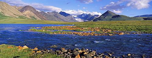 Glacial river, Altai Tavan Bogd National Park, Mongolia