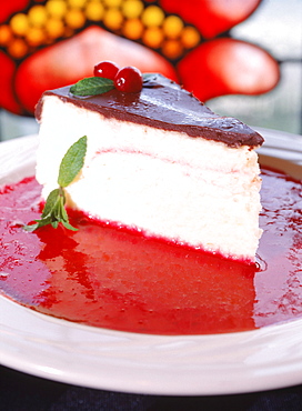 Raspberry cheesecake