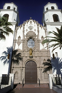 Spanish styled church in downtown Tucson, Arizona