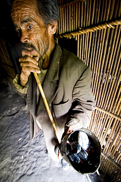 Local man in small village, India