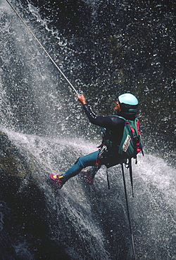 Canyoning in Barberine, Haute Savoie