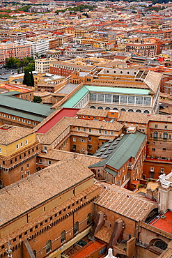 A view of Rome from St. Peter's Basilica.