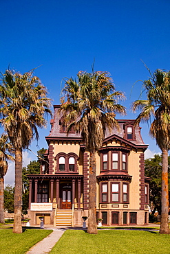 ROCKPORT, TEXAS, USA. The Fulton Mansion in Rockport, TX is a tourist destination.