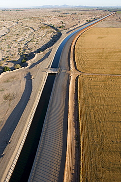 Aerial border patrol on the U.S./Mexico border.