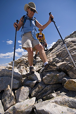 Summer trekking near Ruby Creek Lodge. Valhallas. New Denver, British Columbia, Canada