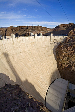 Historic Hoover Dam near Las Vegas, Nevada.