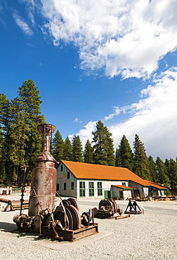 Empire Mine was the largest, and richest gold mine in California. It ran from 1850-1956. It is now a a historic state park, Grass Valley, Grass Valley, California, USA