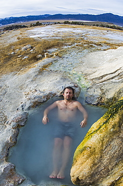 Travertine Hot Springs, Eastern Sierras, California