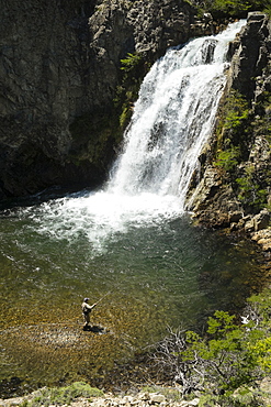 Fly fishing Patagonia, Argentina,