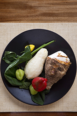 An assortment of vegetables on a plate