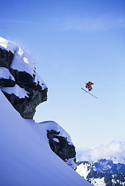 Gordy peifer skiing an epic day at Champery, Switzerland, Switzerland