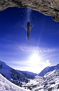 Colin Puskas, big air in Alta, Utah, United States of America