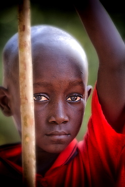 Senegalese Boy in St Louis in Senegal West Africa