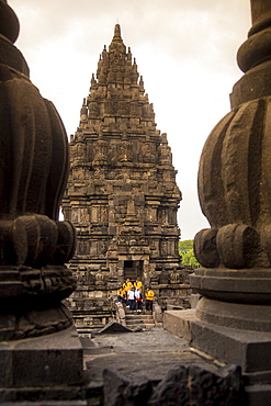 People In Prambanan Temple, Yogyakarta, Java Island, Indonesia