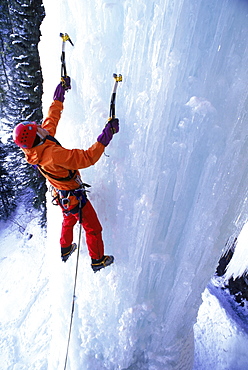 Michael Gilbert, Mixed Ice Climbing, Vail.