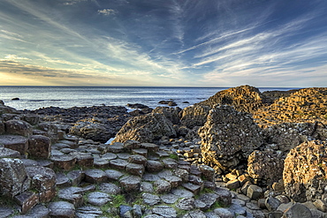 Basalt Columns Of The Giant's Causeway; County Antrim Northern Ireland