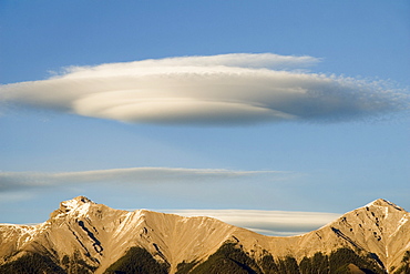 Saucer-Shaped Cloud, Kootenay Plains, Alberta, Canada