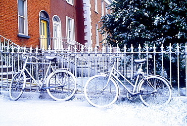 Dublin City In Winter